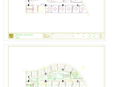 现代棋牌室 棋牌区域 施工图