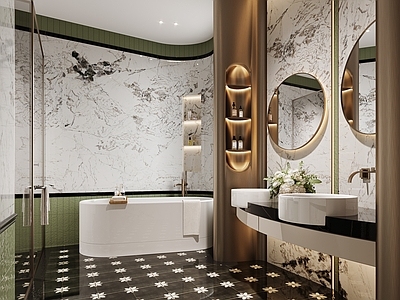 意式轻奢卫生间