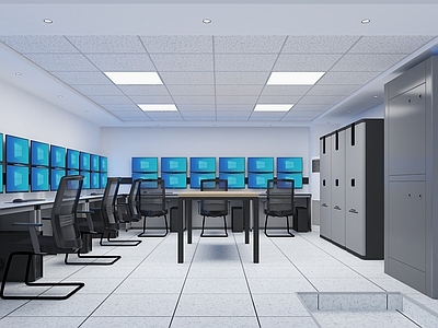 现代指挥中心 机房 设备房 监控室