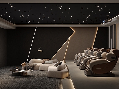 现代轻奢影音室