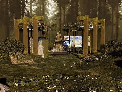 生态办公风其他景观小建筑