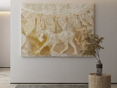 奶油风挂画