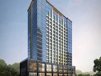 现代主义酒店外观