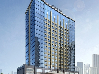 现代主义酒店外观