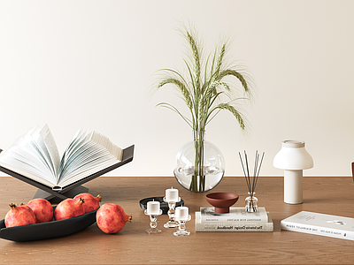 现代简约绿植摆件