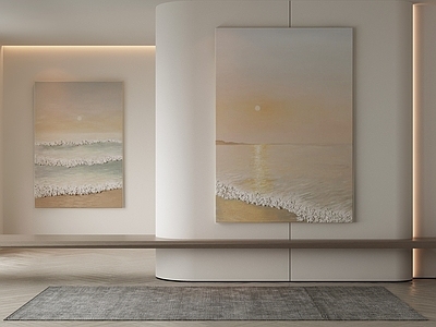 奶油风挂画