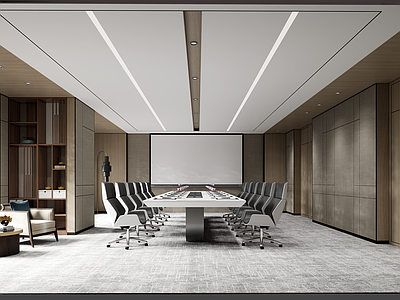 现代简约会议室