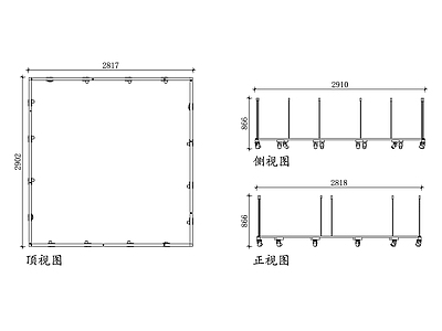 现代灯具图库 方形轨道灯 矩形导轨灯 方形导轨灯 矩形轨道射灯 方形轨道照明 施工图