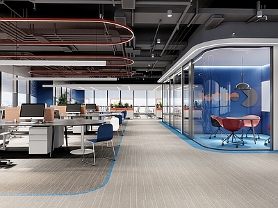 现代简约办公区