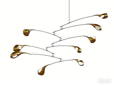 现代极简艺术吊灯 现代吊灯 艺术吊灯 吊灯