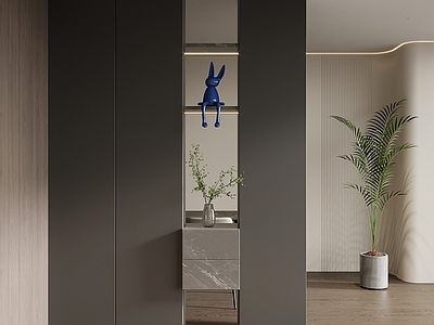 现代极简玄关 玄关柜