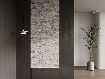 现代极简玄关 玄关隔断