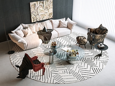 现代轻奢云朵沙发