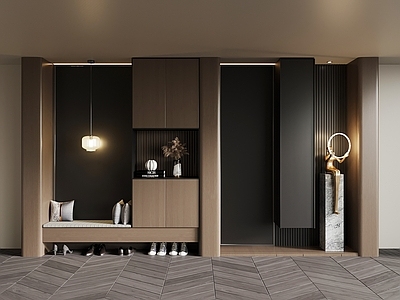 现代简约玄关 玄关柜