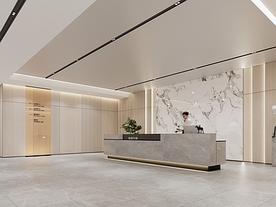 现代简约办公大堂