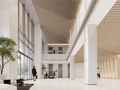 现代简约办公大堂