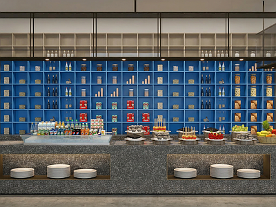 现代简约自助餐厅