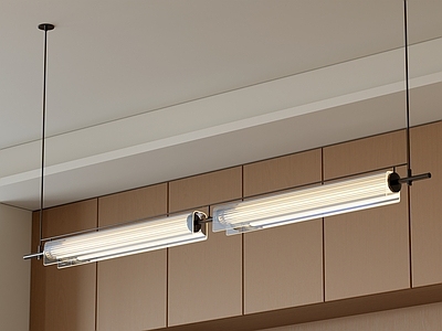 现代简约长条吊灯