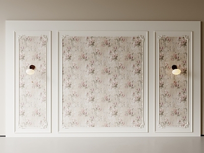 法式复古背景墙