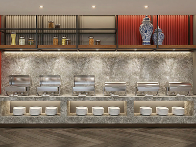 新中式自助餐厅