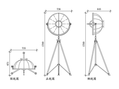 现代灯具图库 落地灯 立式灯 立地灯 客厅立灯 书房立灯 施工图