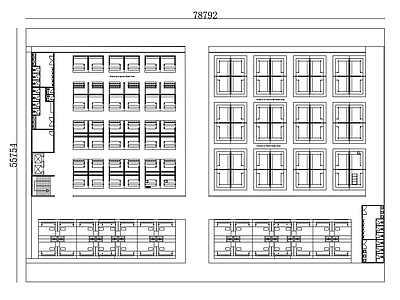现代农贸市场 集市 农贸市场 露天集市 地摊市场 户外市集 施工图