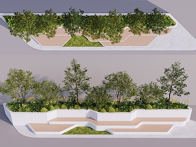 现代简约景观座椅