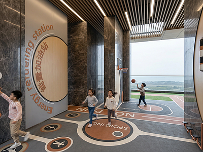 现代简约儿童活动空间