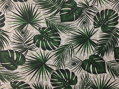 现代其它布纹 坐垫 硬包 沙发 植物