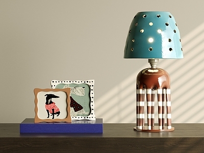 波普风台灯 台灯 复古台灯 装饰台灯 中古台灯 装饰摆件