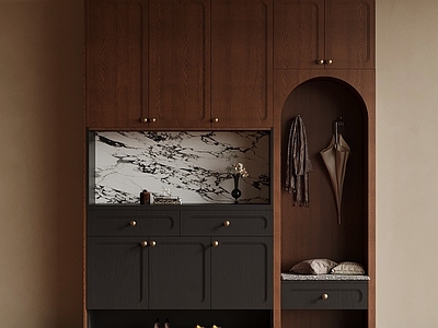 中古风鞋柜