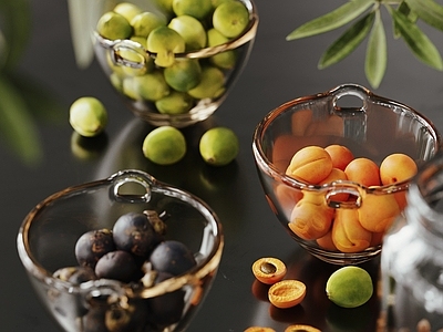 现代简约酒水食物