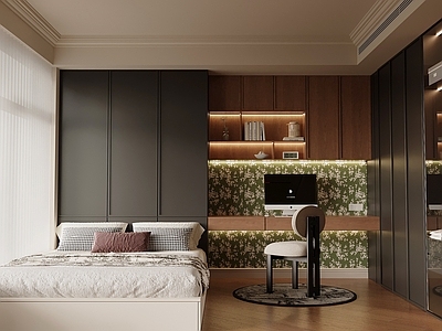 中古风榻榻米卧室