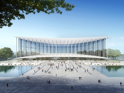 现代主义会展中心 西安国际会展中心 现代会展中心