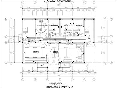 电气图 蛇蟠游客中心电气 施工图