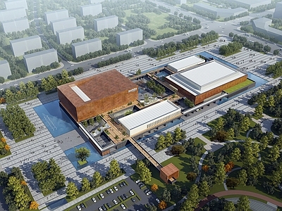 现代主义会展中心 澄城展馆 现代展馆