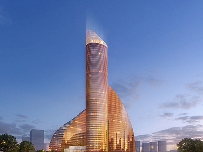 现代主义商业综合体 现代超高层 现代超高层办公楼