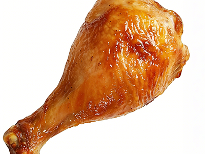 写实风格玩具 美食 鸡腿