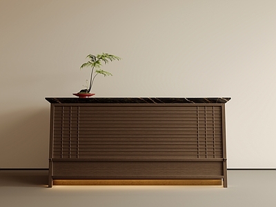 新中式前台 前台 收银台 服务台