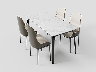 现代简约餐桌椅