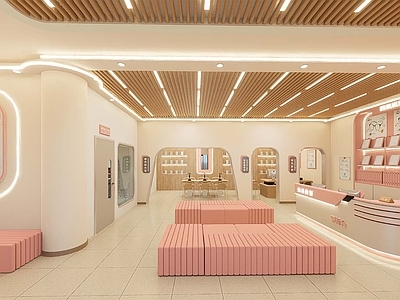 现代美妆店 美容院  美妆店 美甲店 护肤中心 美容护肤