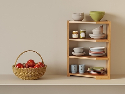 原木奶油风厨房用品