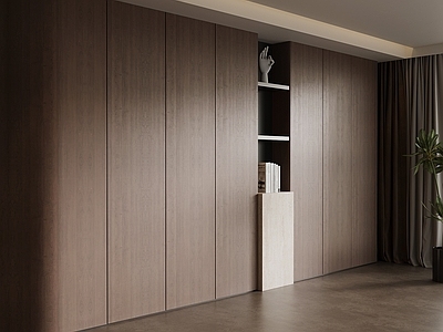 极简衣帽间 书柜 置物柜 装饰柜