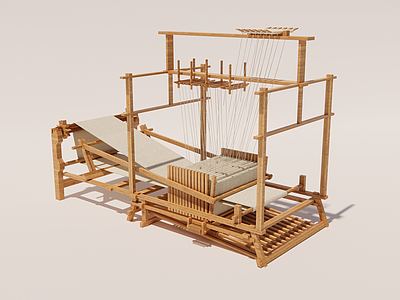 原木风其他工业设备 织布机