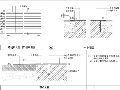 地面综合节点 地铁车站 地面 施工图