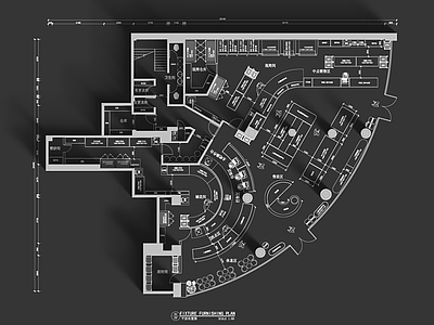 现代蛋糕店 烘焙店 面包店 烘焙甄选 施工图