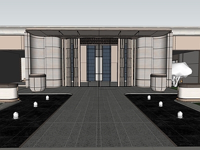 新中式售楼处建筑 成都中铁西派交子 成都豪宅示范区 成都豪宅售楼处 售楼处建筑景观 中铁建豪宅建筑