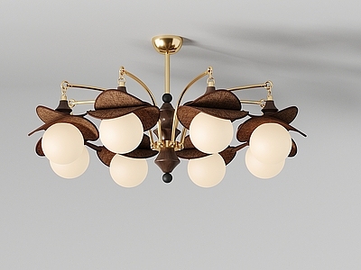 中古风艺术吊灯 中古吊灯 ，复古吊灯，