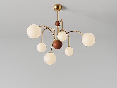 中古风艺术吊灯 中古吊灯 复古吊灯