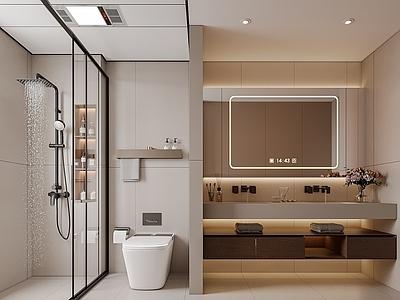 现代简约卫生间